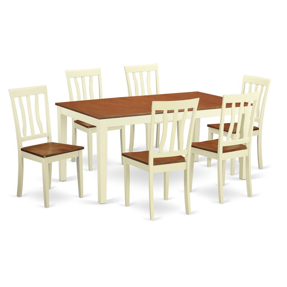 7  Pc  Dinette  Table  set  -Dining  Table  and  6  Dining  Chairs. Picture 1