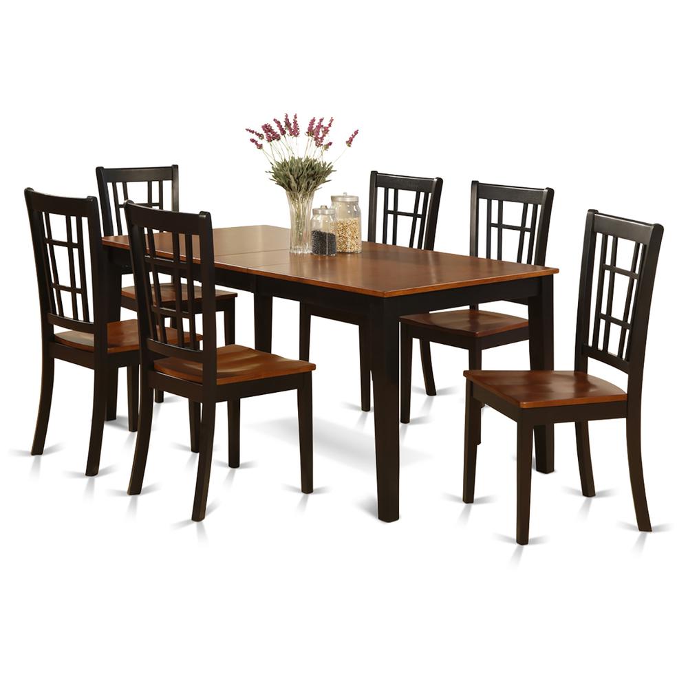 7  Pc  formal  Dining  room  set-Dining  Table  and  6  Chairs  for  Dining  room. Picture 1
