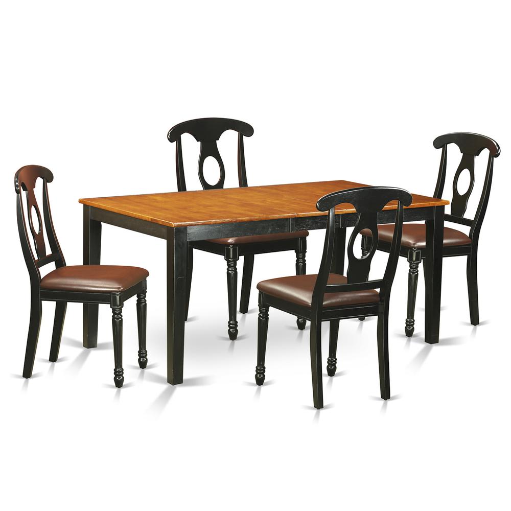 5  PC  Dining  room  set-Dining  Table  and  4  Wood  Dining  Chairs. Picture 1