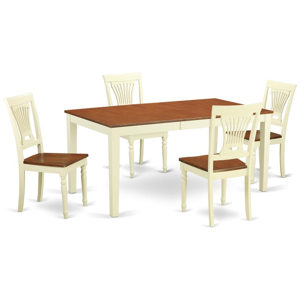 5  PC  Dining  room  set  -  Kitchen  Table  and  4  Dining  Chairs. Picture 1