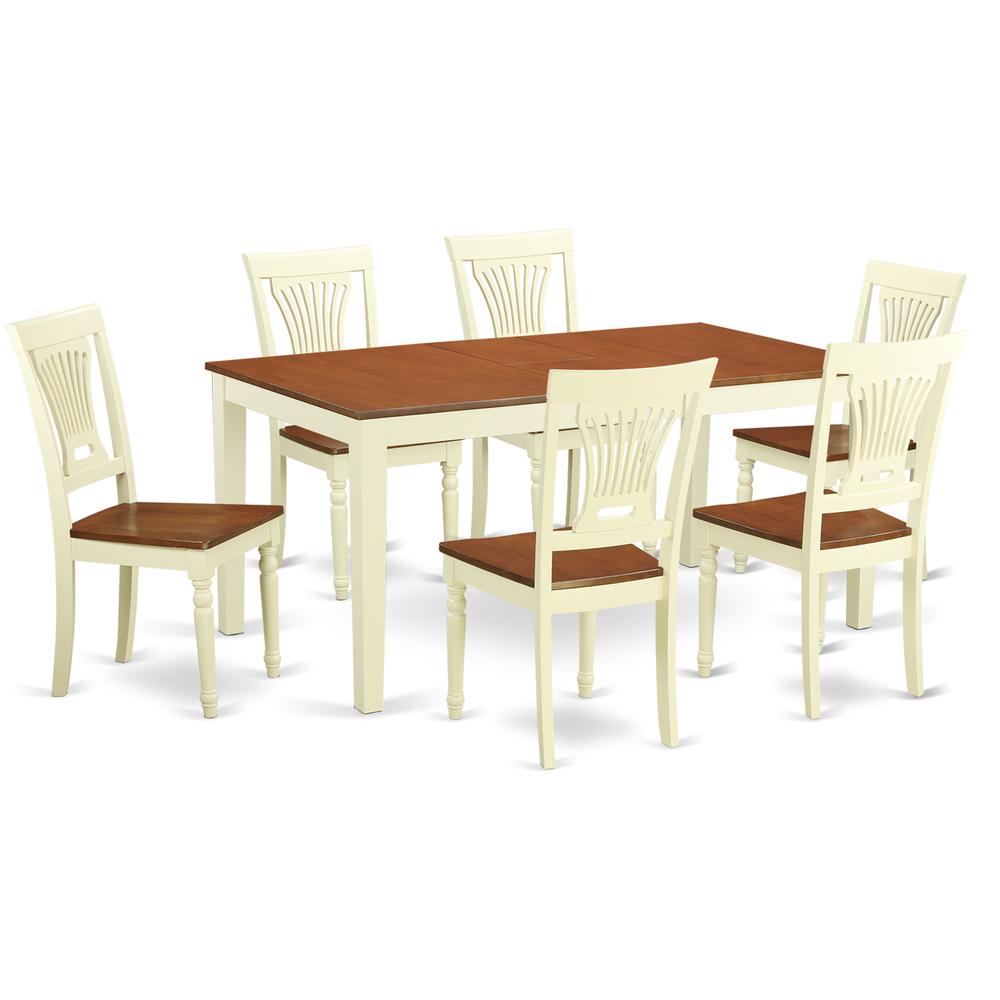 7  PcKitchen  dinette  set  -Table  and  6  Dining  Chairs. Picture 1