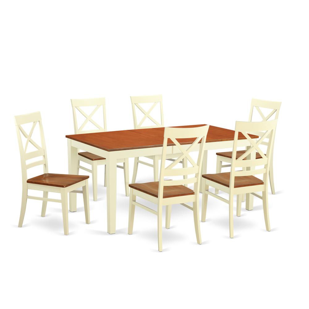 Dining  room  sets  for  6  -Kitchen  dinette  Table  and  6  Dining  Chairs. Picture 1