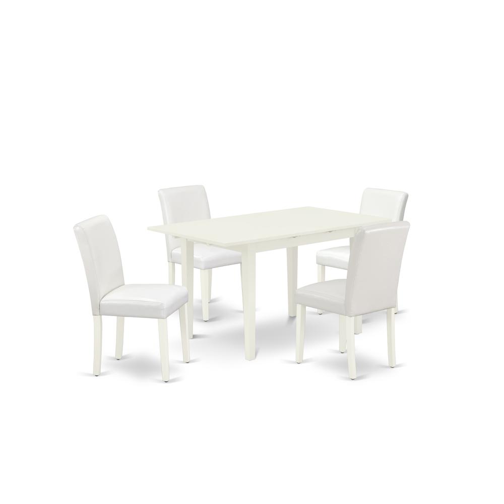 Dining Table- Dining Chairs, NOAB5-LWH-64. Picture 1