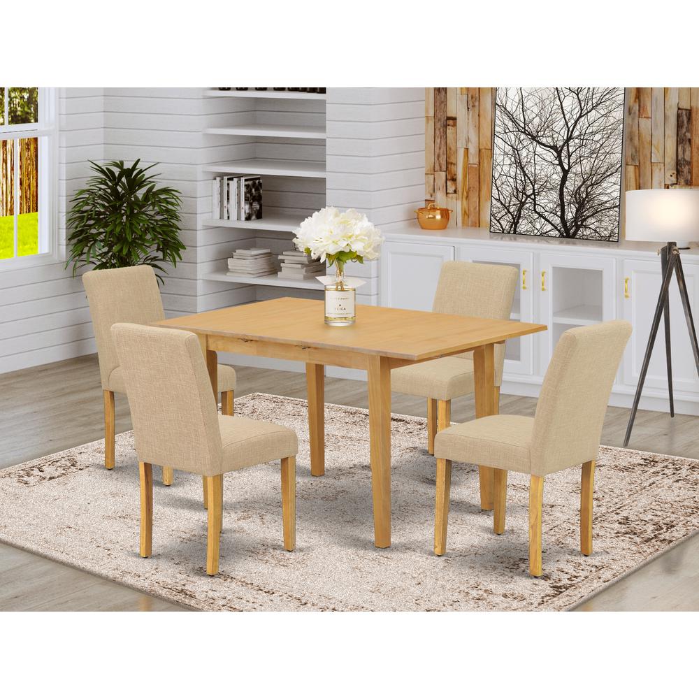Dining Room Set Oak, NOAB5-OAK-04. Picture 2
