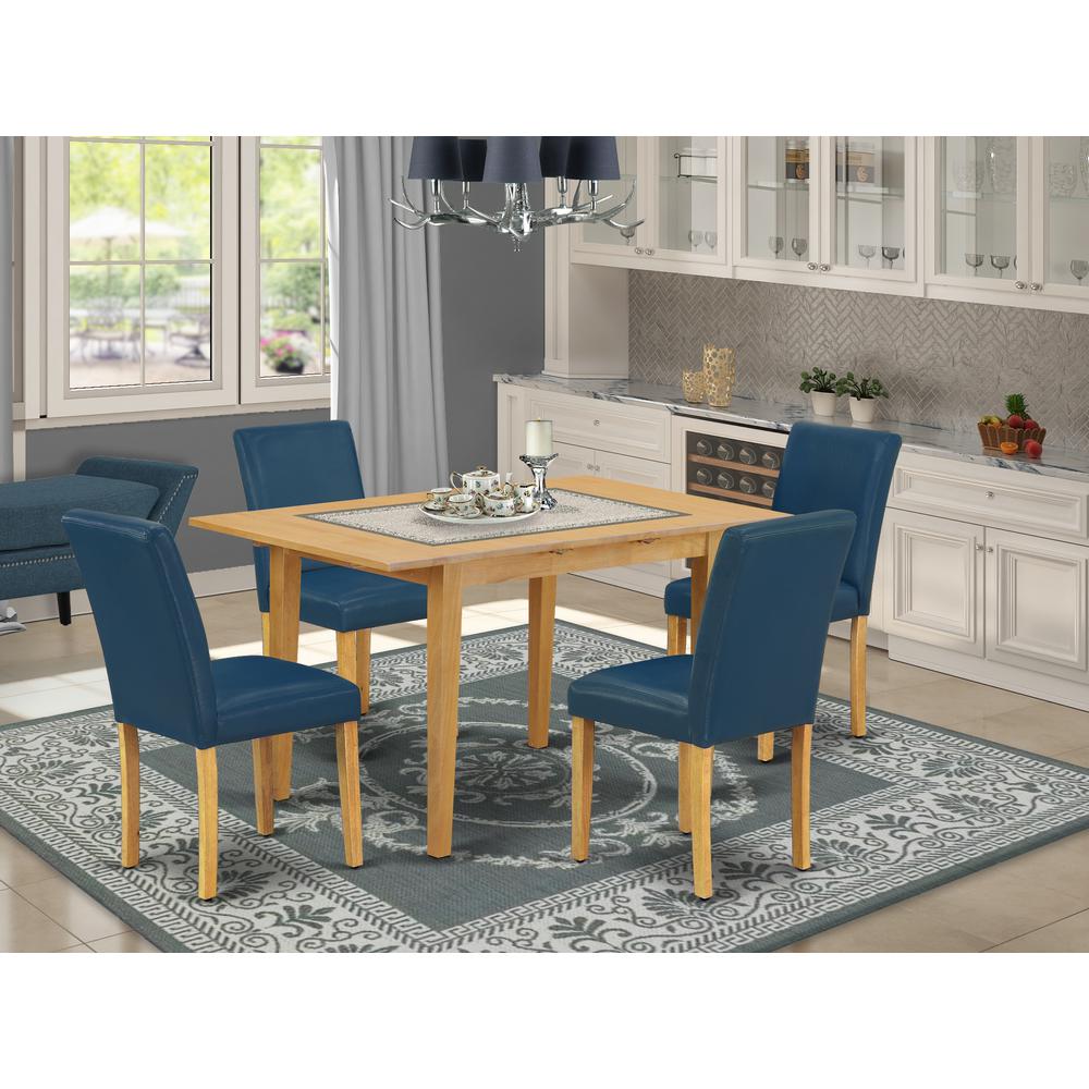 Dining Room Set Oak, NOAB5-OAK-55. Picture 2