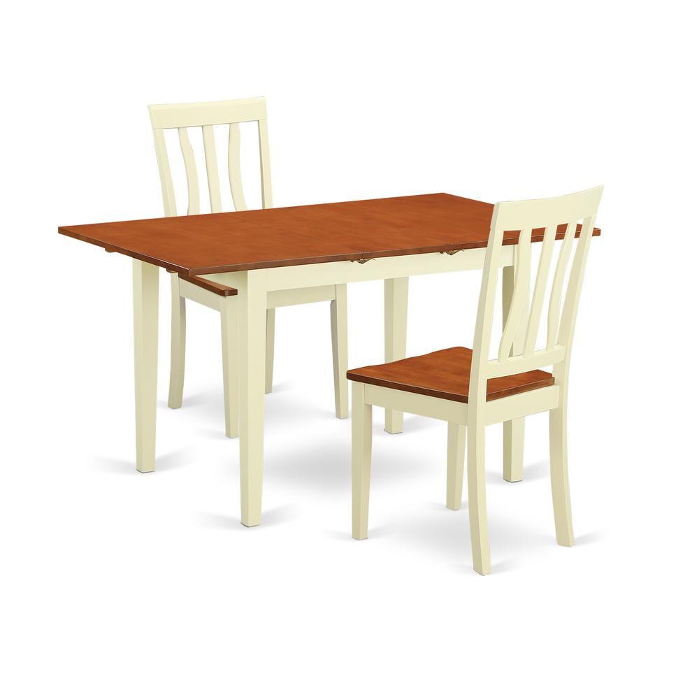 3  PC  dinette  set  for  2-Dining  Table  and  2  Dining  Chairs. Picture 1