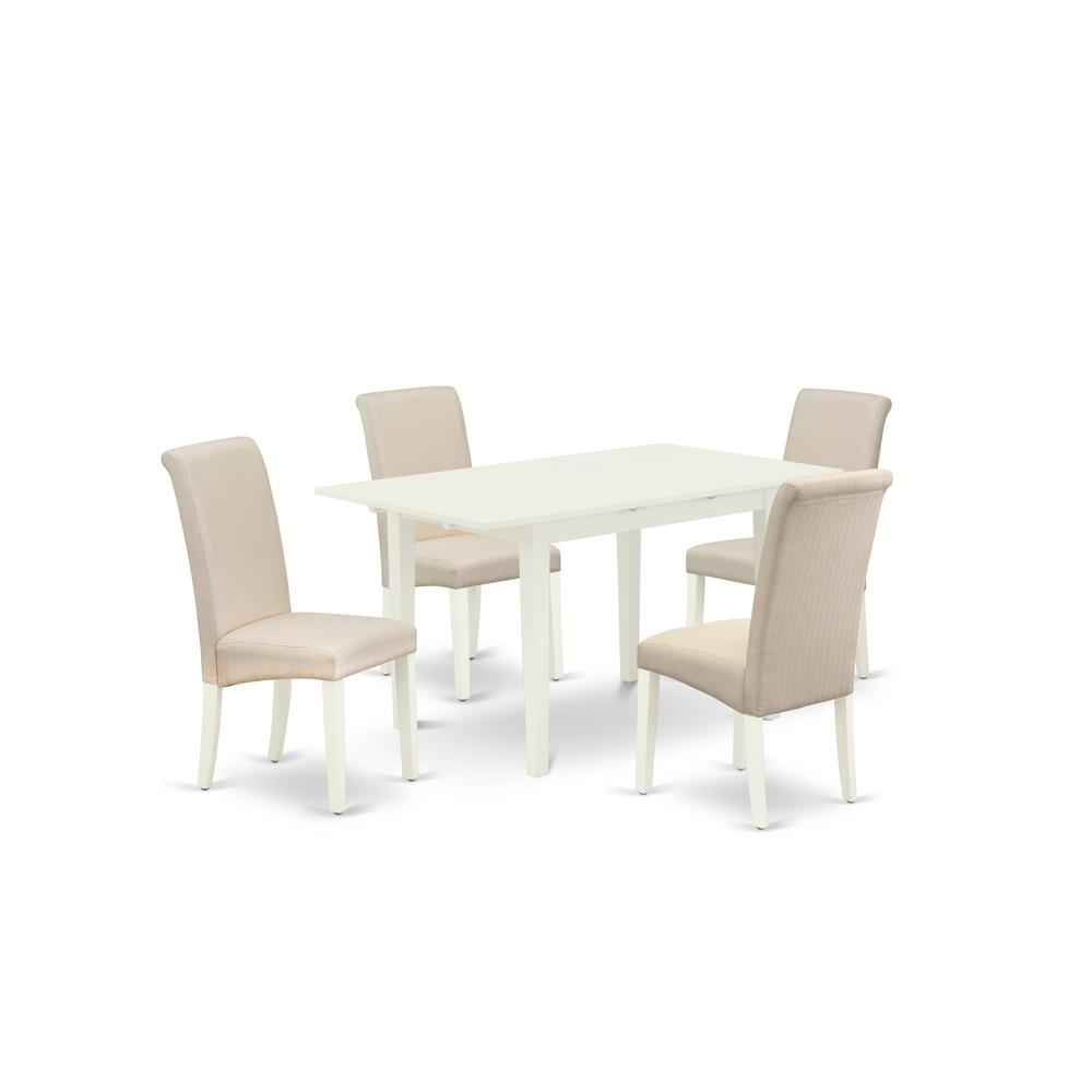 Dining Table- Dining Chairs, NOBA5-LWH-01. Picture 1