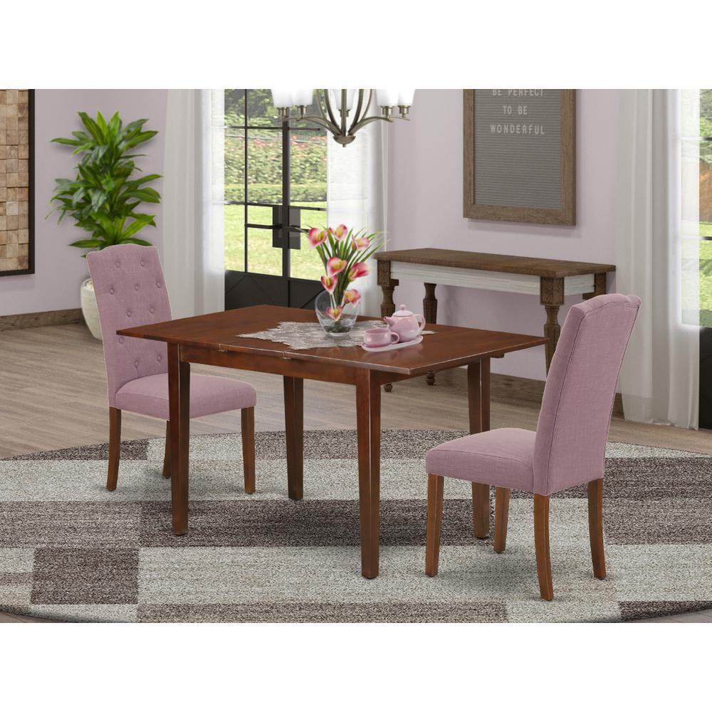 Dining Room Set Mahogany, NOCE3-MAH-10. Picture 2