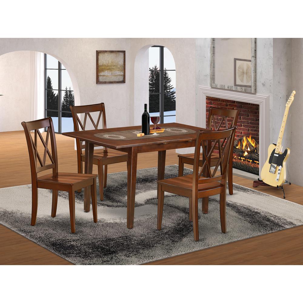 Dining Room Set Mahogany, NOCL5-MAH-W. Picture 2