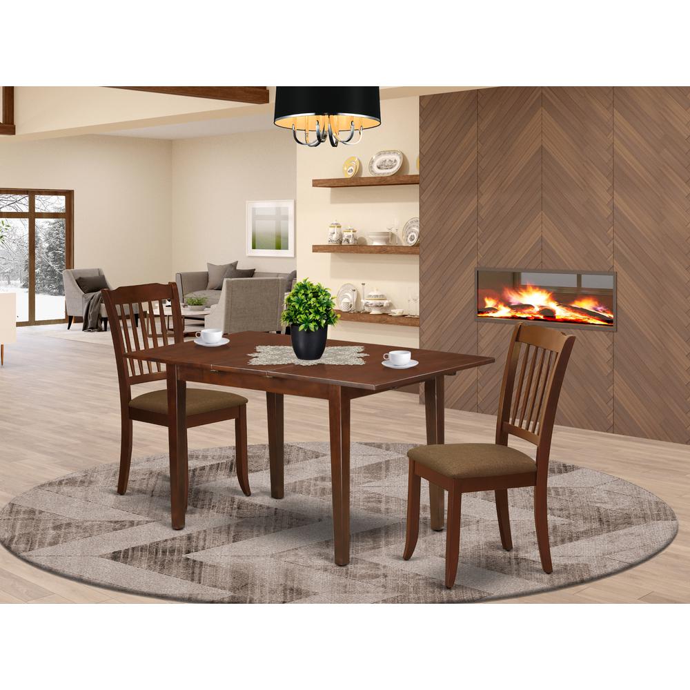 Dining Room Set Mahogany, NODA3-MAH-C. Picture 2