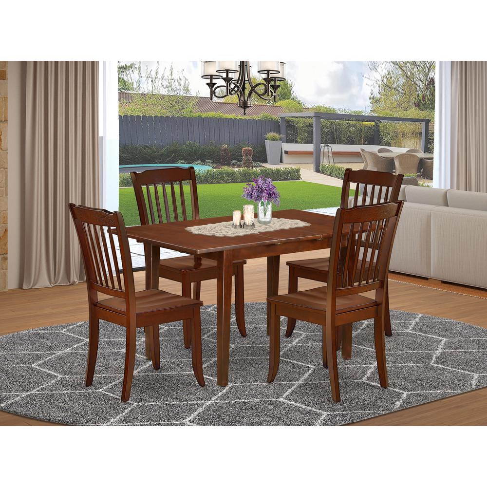 Dining Room Set Mahogany, NODA5-MAH-W. Picture 2