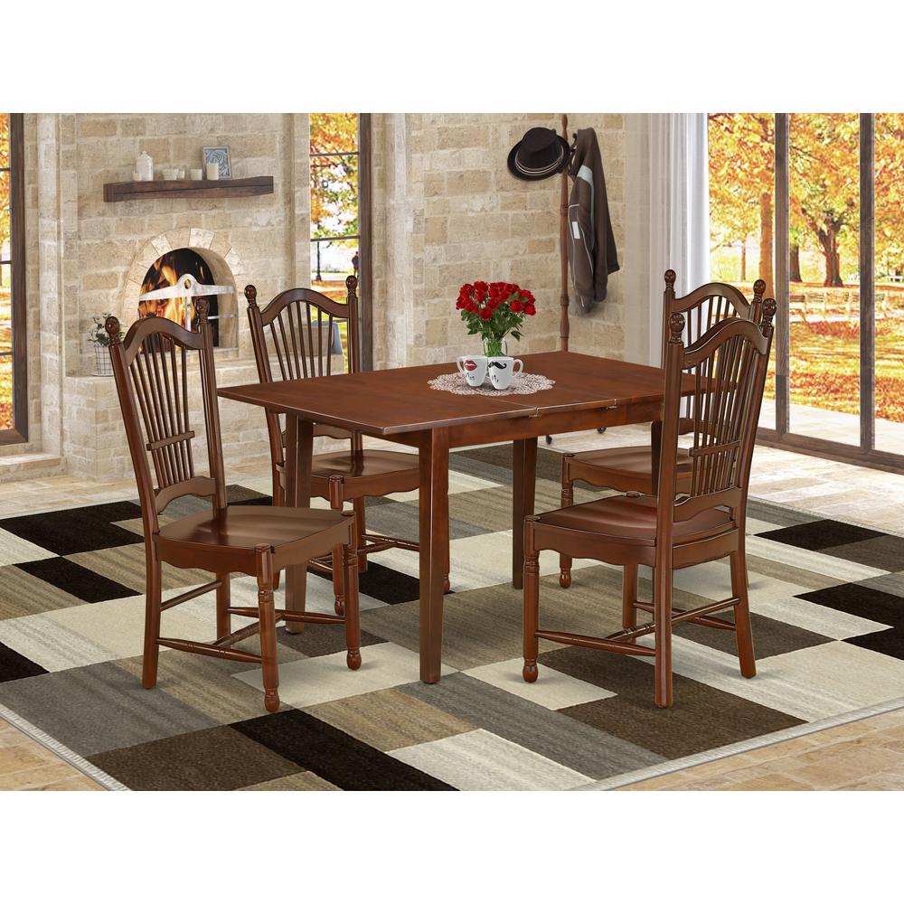 Dining Room Set Mahogany, NODO5-MAH-W. Picture 2