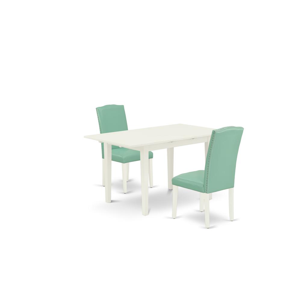 Dining Table- Parson Chairs, NOEN3-LWH-57. Picture 1
