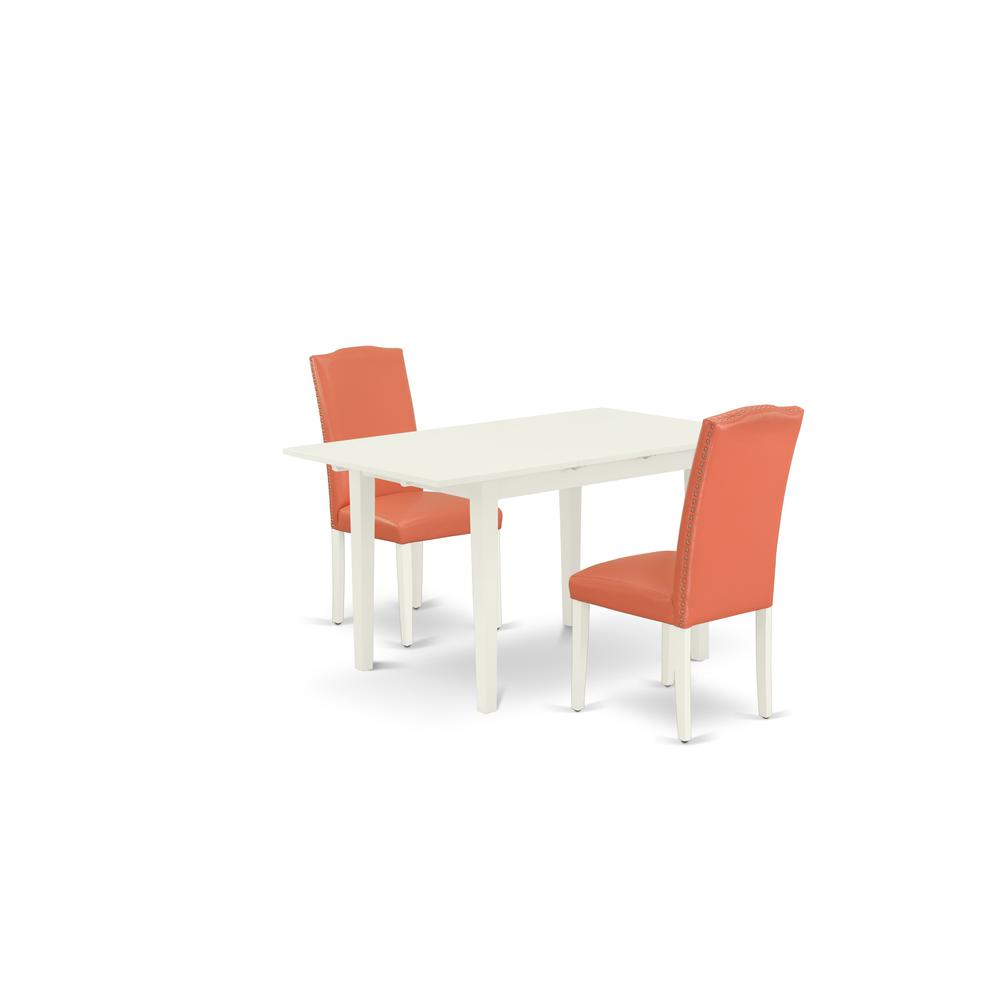 Dining Table- Parson Chairs, NOEN3-LWH-78. Picture 1