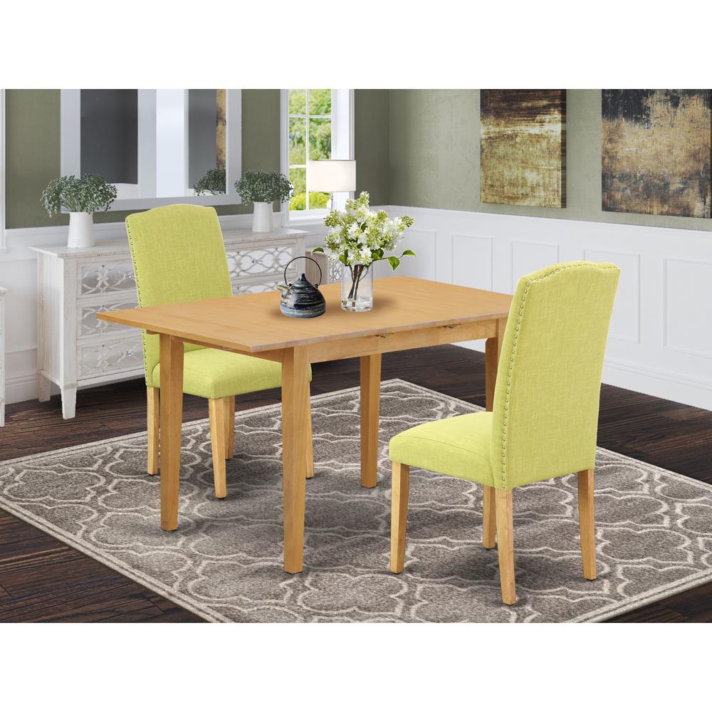 Dining Room Set Oak, NOEN3-OAK-07. Picture 2