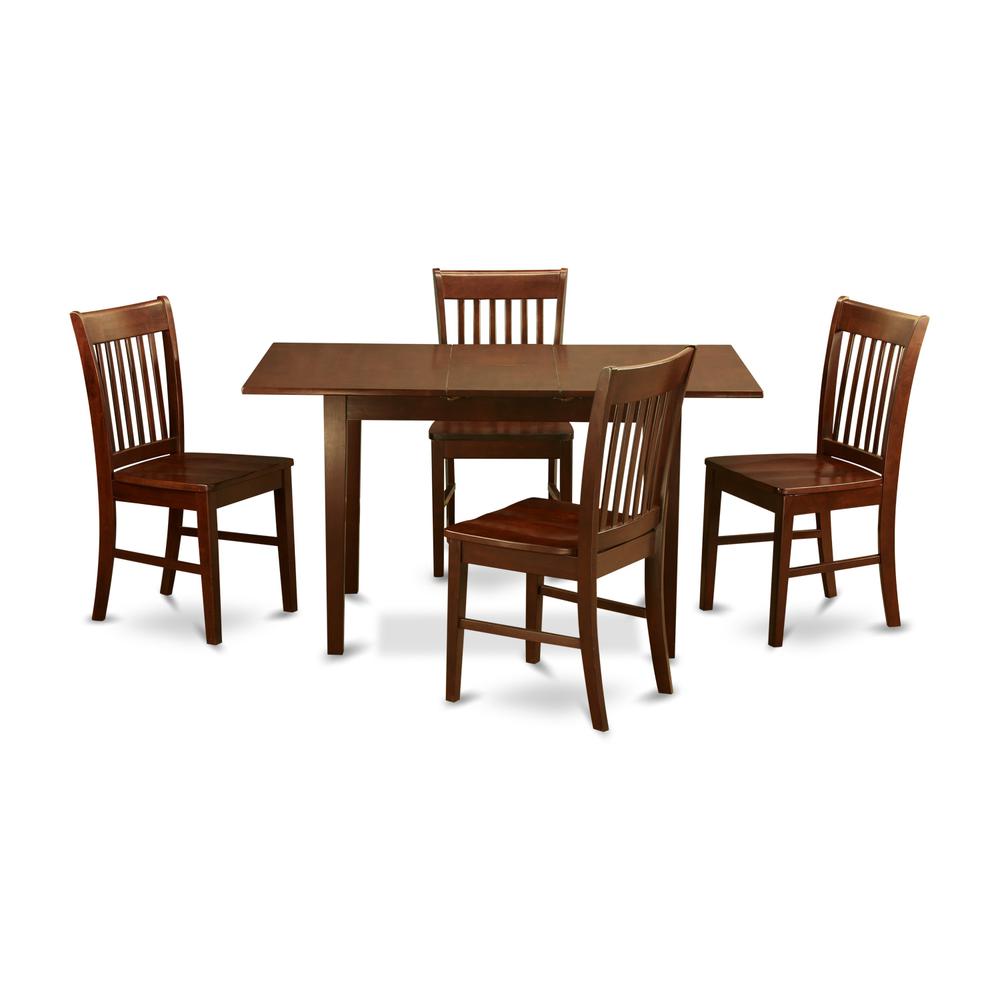 5  Pc  small  Kitchen  Table  set-  Table  with  a  12in  leaf  and  4  Dining  Chairs. Picture 1