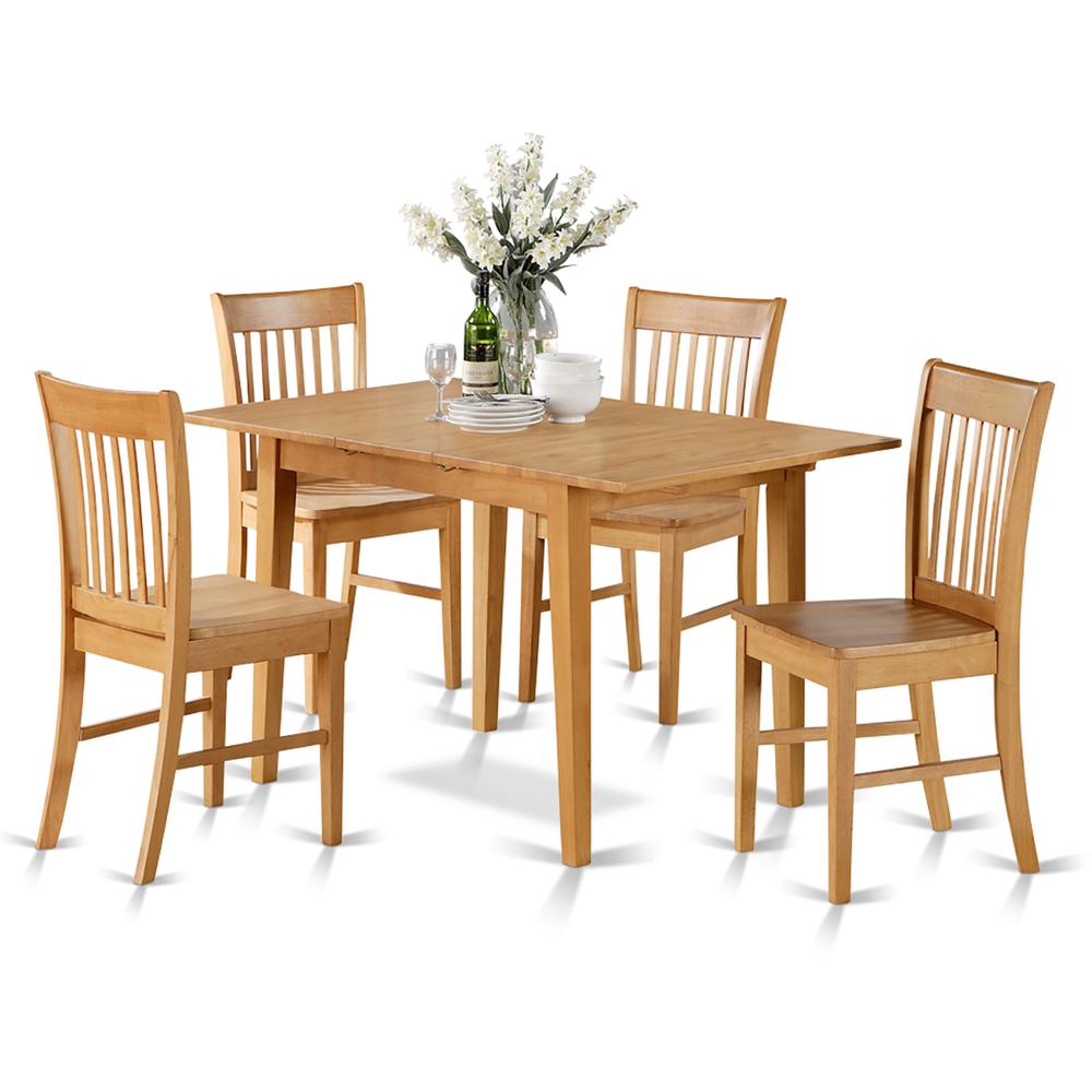 5  Pc  dinette  set  -  Dining  Tables  for  small  spaces  and  4  Chairs  for  Dining  room. Picture 1