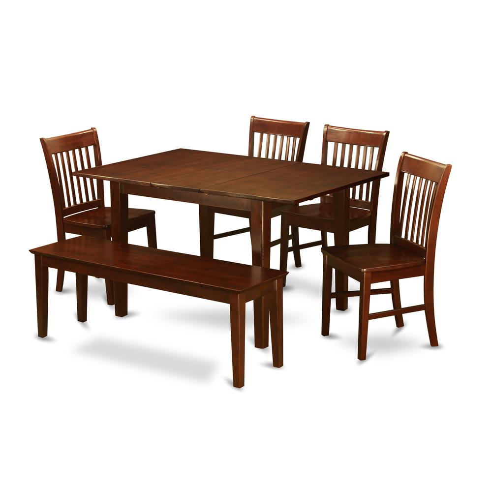 6  Pc  dinette  set  -  Table  and  4  Dining  Table  Chairs  for  Dining  room  and  Bench. Picture 1