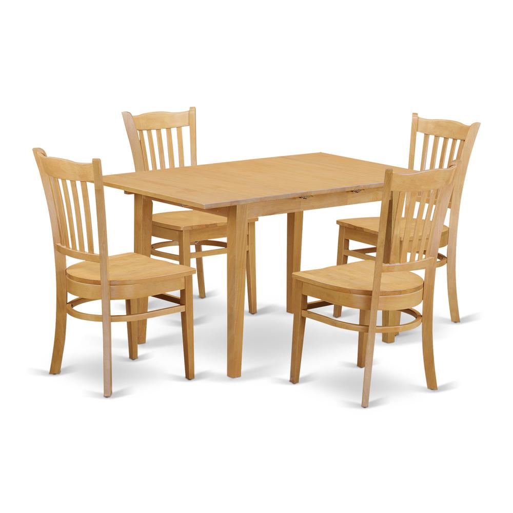 5  PC  Kitchen  Table  set  -  Kitchen  Table  and  4  Dining  Chairs. Picture 1