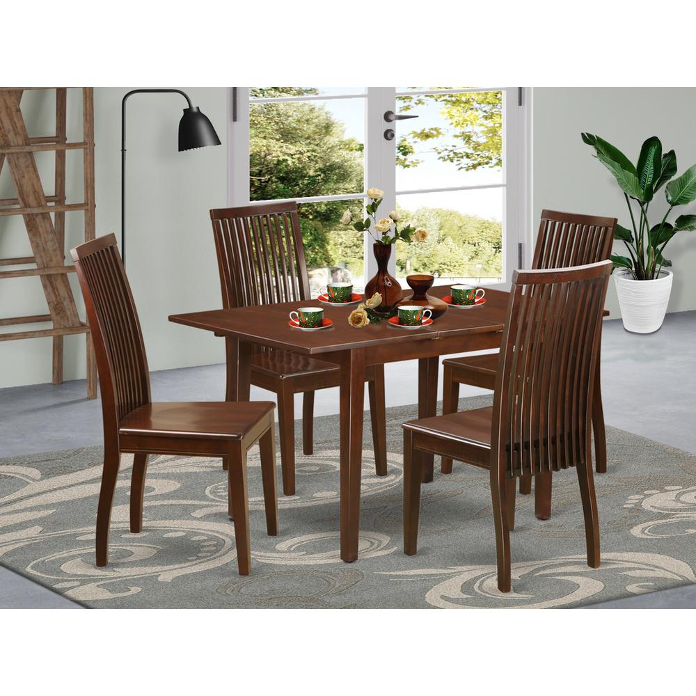 Dining Room Set Mahogany, NOIP5-MAH-W. Picture 2