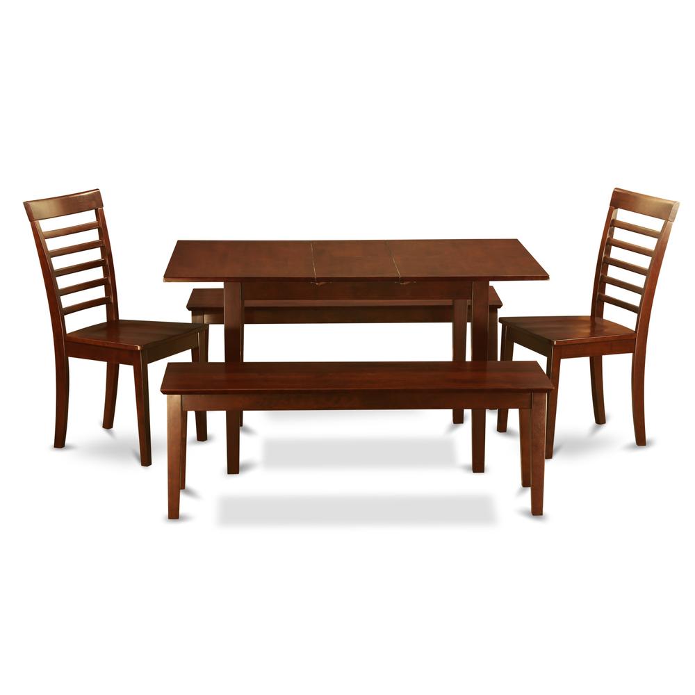 5  Pc  Kitchen  Table  set  -  plus  2  Chairs  for  Dining  room  and  2  Benches. Picture 1