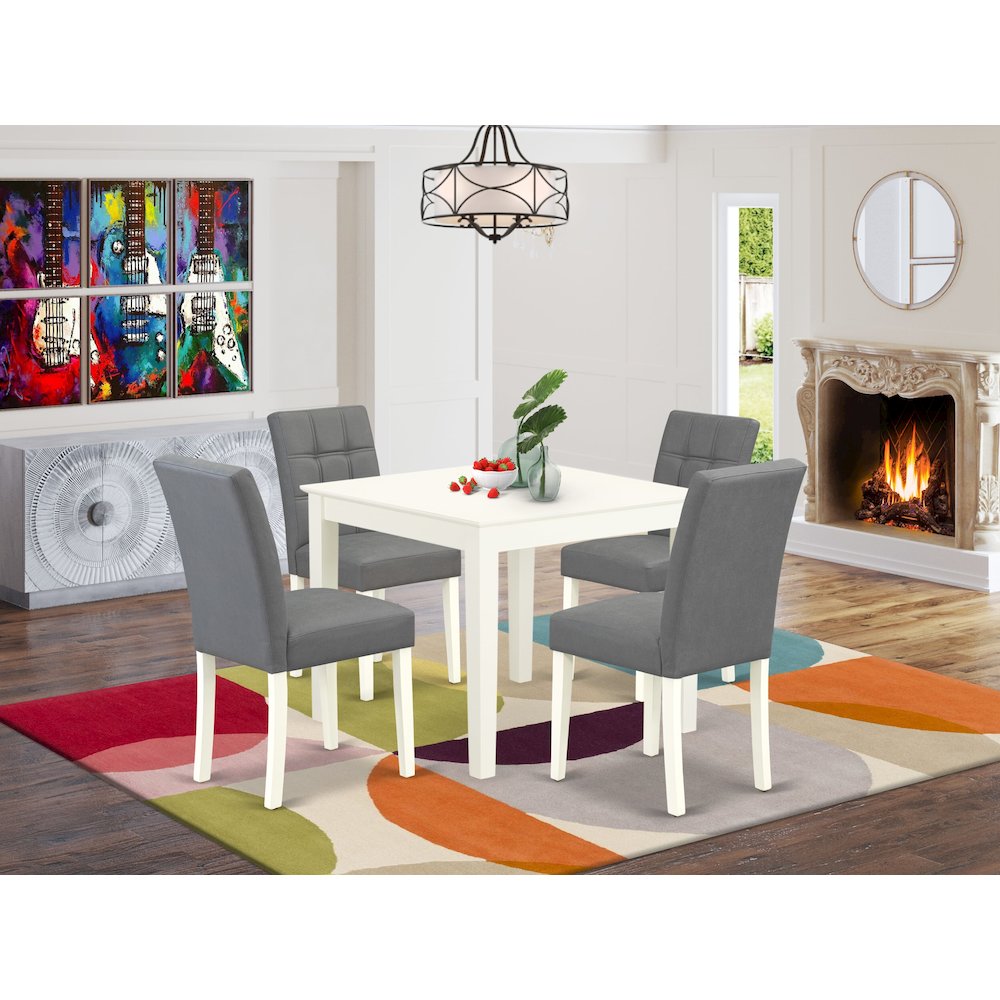 5 Piece Dining Table Set contain A Dining Table. Picture 2