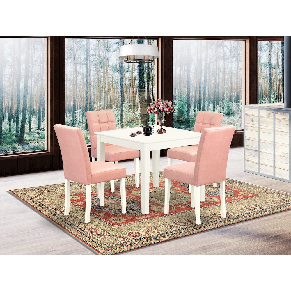 5 Piece Dinette Table Set consists A Kitchen Table. Picture 2