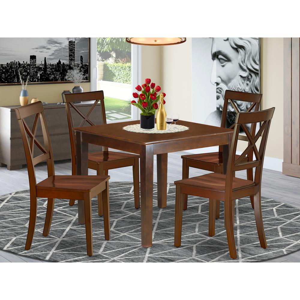 Dining Room Set Mahogany, OXBO5-MAH-W. Picture 2