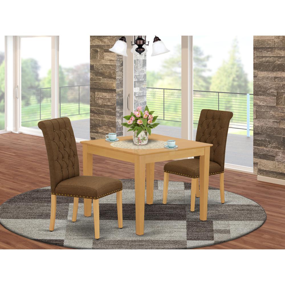 Dining Room Set Oak, OXBR3-OAK-18. Picture 2