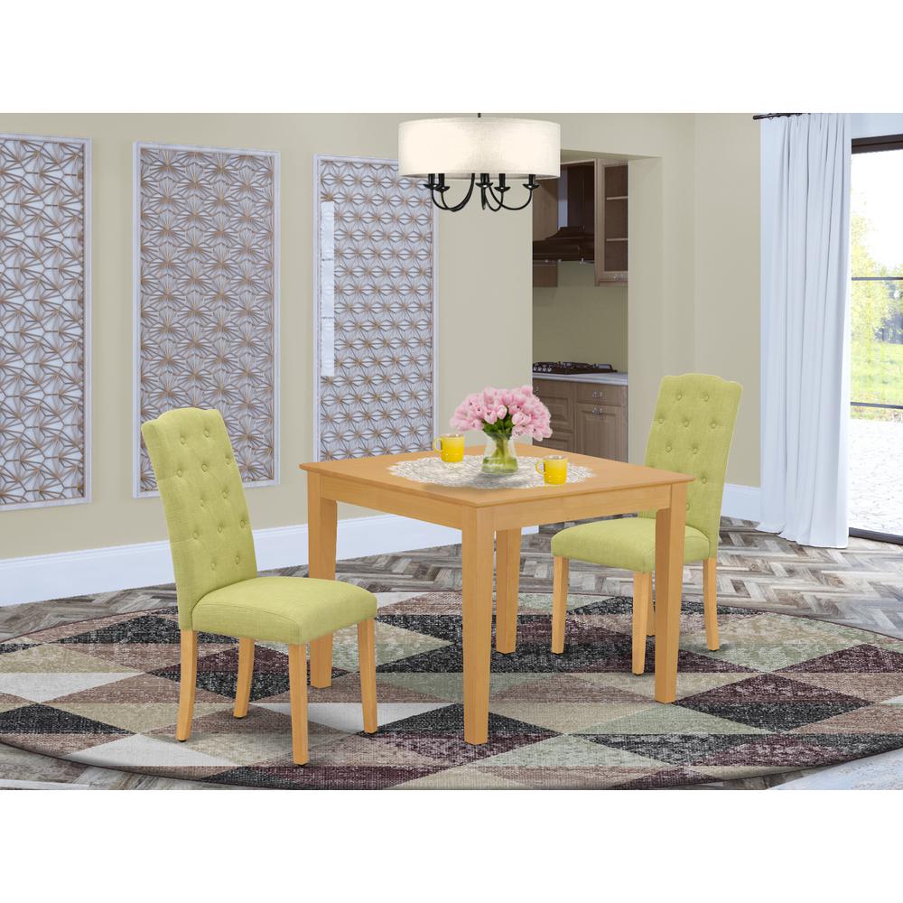 Dining Room Set Oak, OXCE3-OAK-07. Picture 2