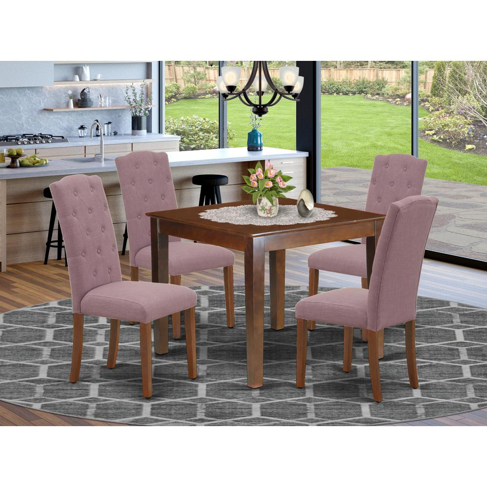 Dining Room Set Mahogany, OXCE5-MAH-10. Picture 2