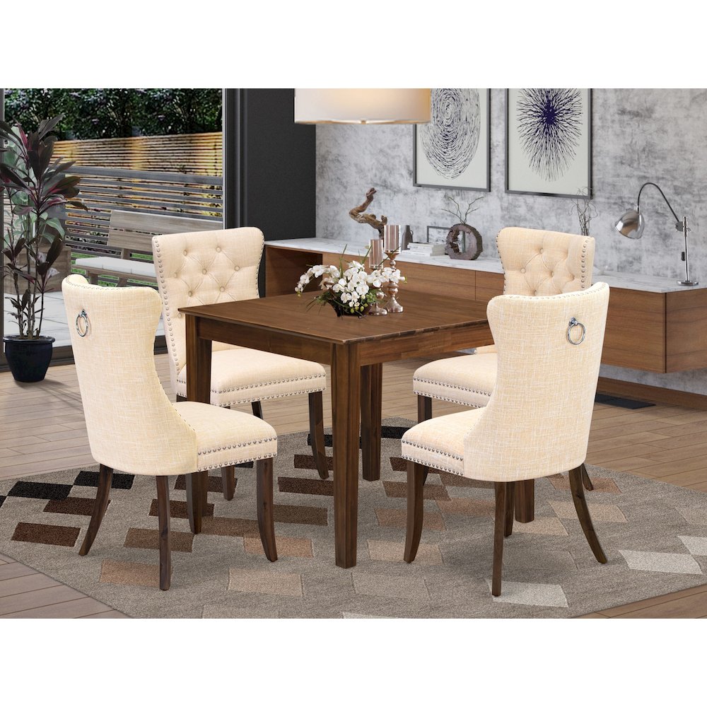 5 Piece Modern Dining Table Set. Picture 2