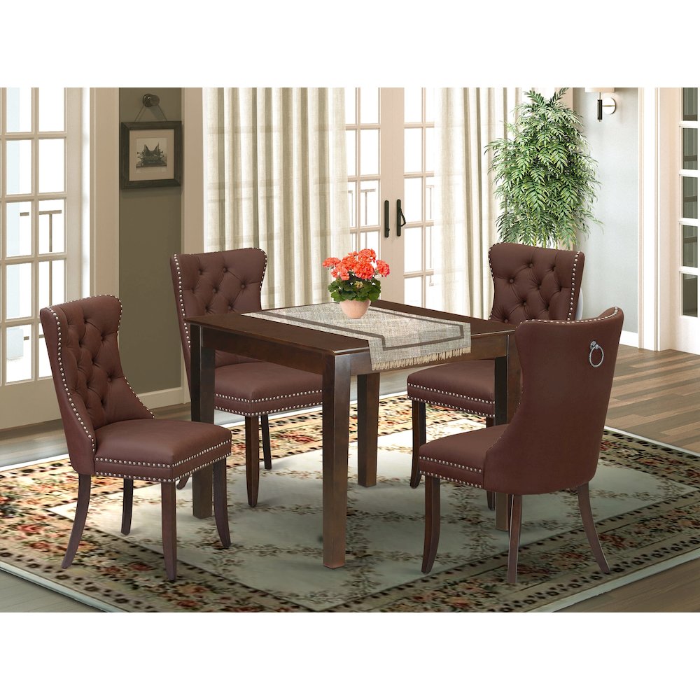 5 Piece Modern Dining Table Set. Picture 2
