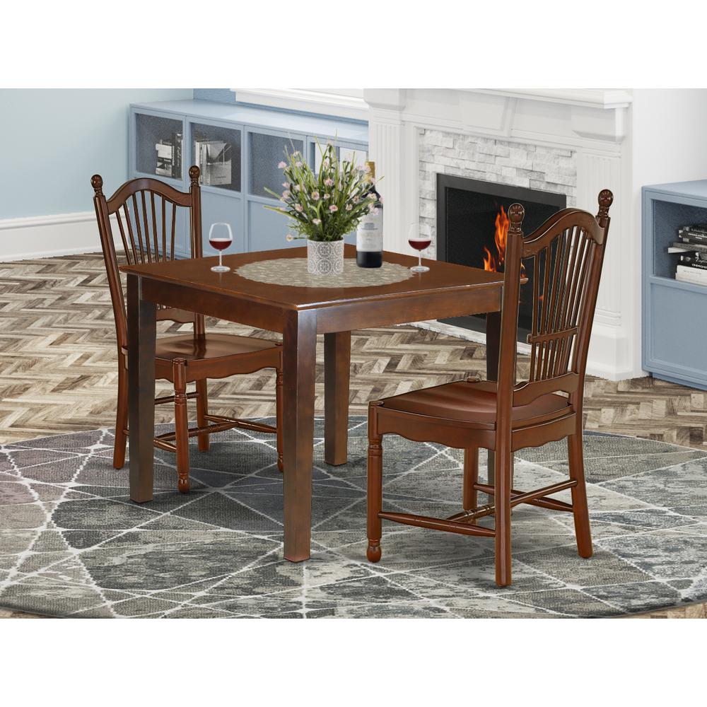 Dining Room Set Mahogany, OXDO3-MAH-W. Picture 2