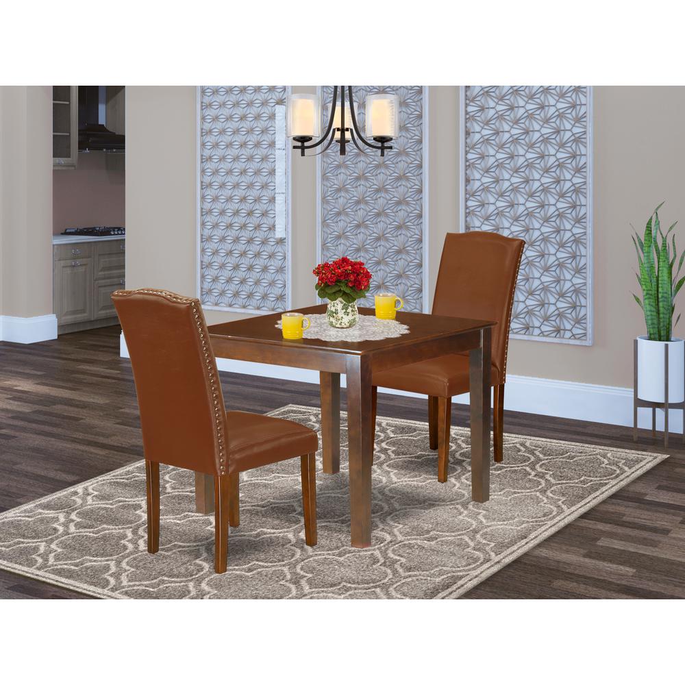 Dining Room Set Mahogany, OXEN3-MAH-66. Picture 2