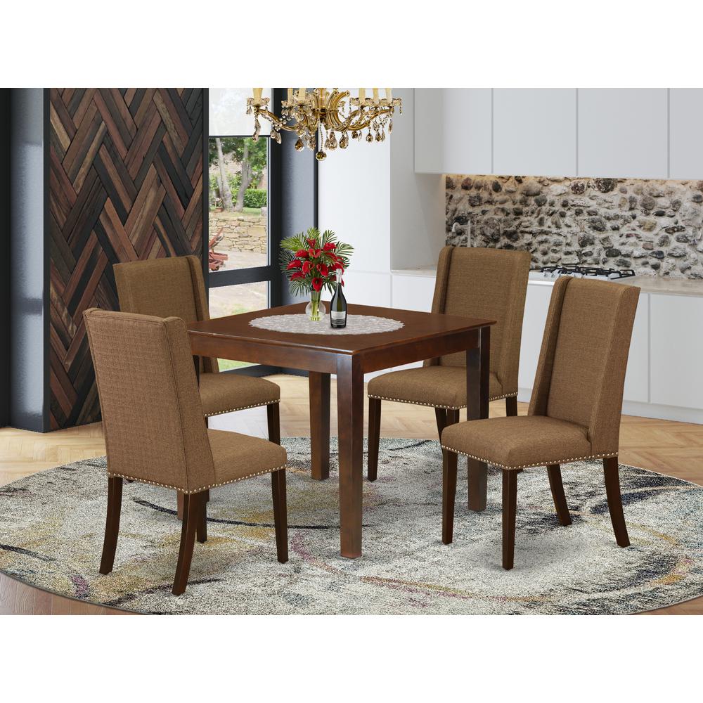 Dining Room Set Mahogany, OXFL5-MAH-18. Picture 2