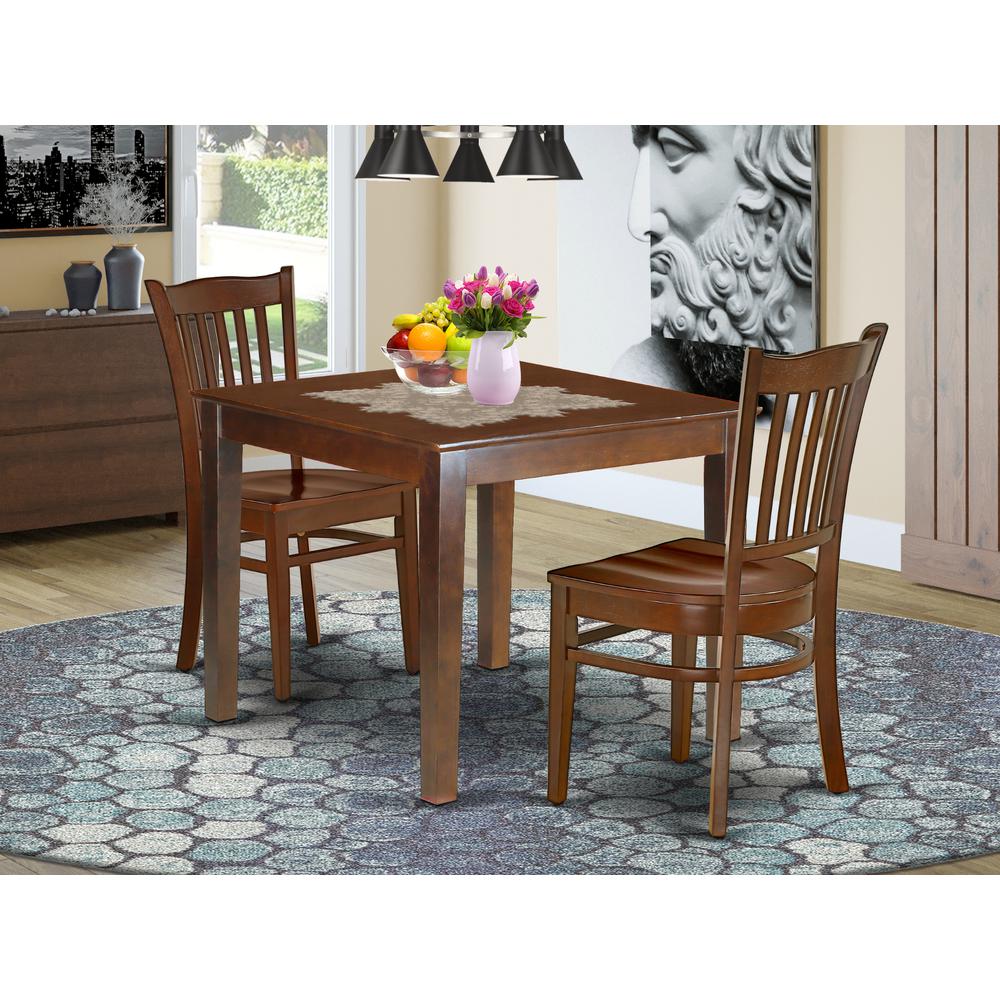 Dining Room Set Mahogany, OXGR3-MAH-W. Picture 2