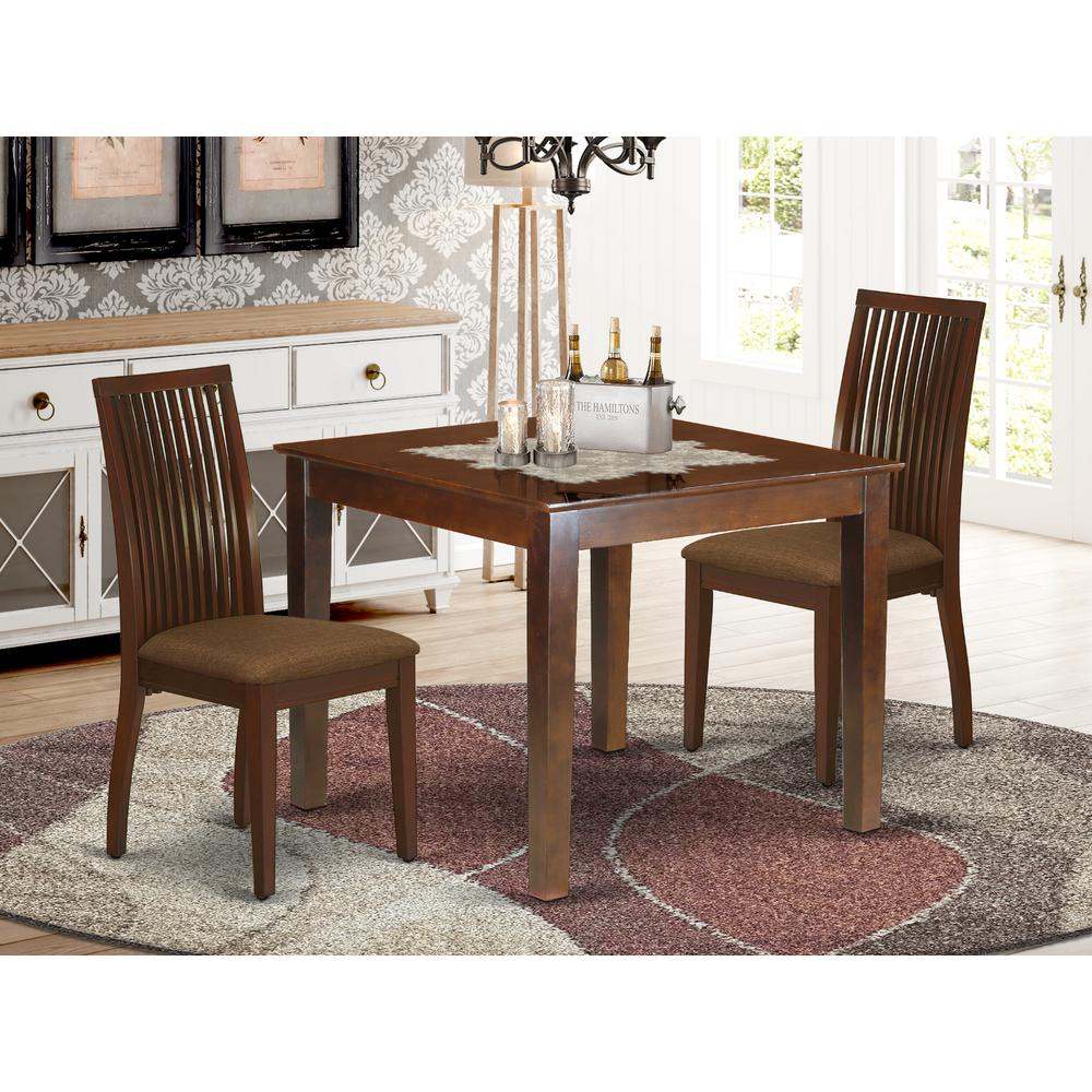 Dining Room Set Mahogany, OXIP3-MAH-C. Picture 2