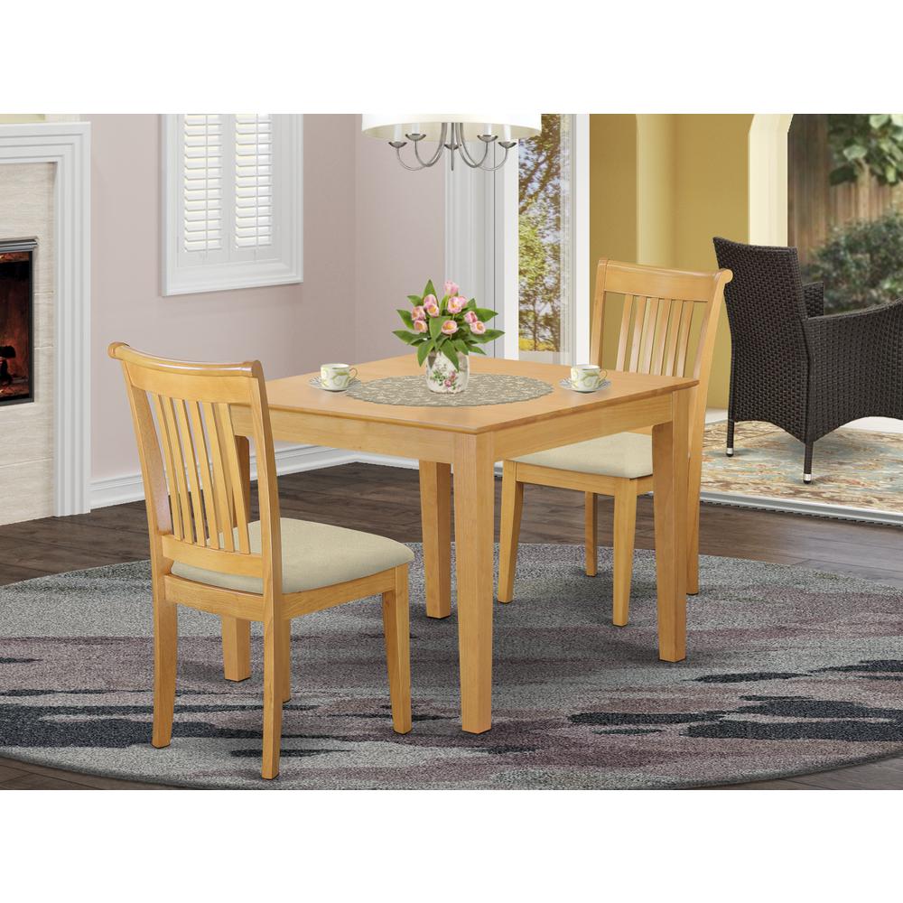 Dining Room Set Oak, OXPO3-OAK-C. Picture 2