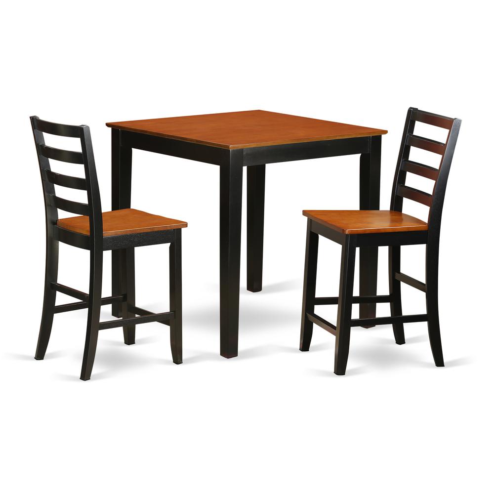 3  PC  counter  height  Table  and  chair  set  -  Kitchen  Table  and  2  Kitchen  Chairs.. Picture 1