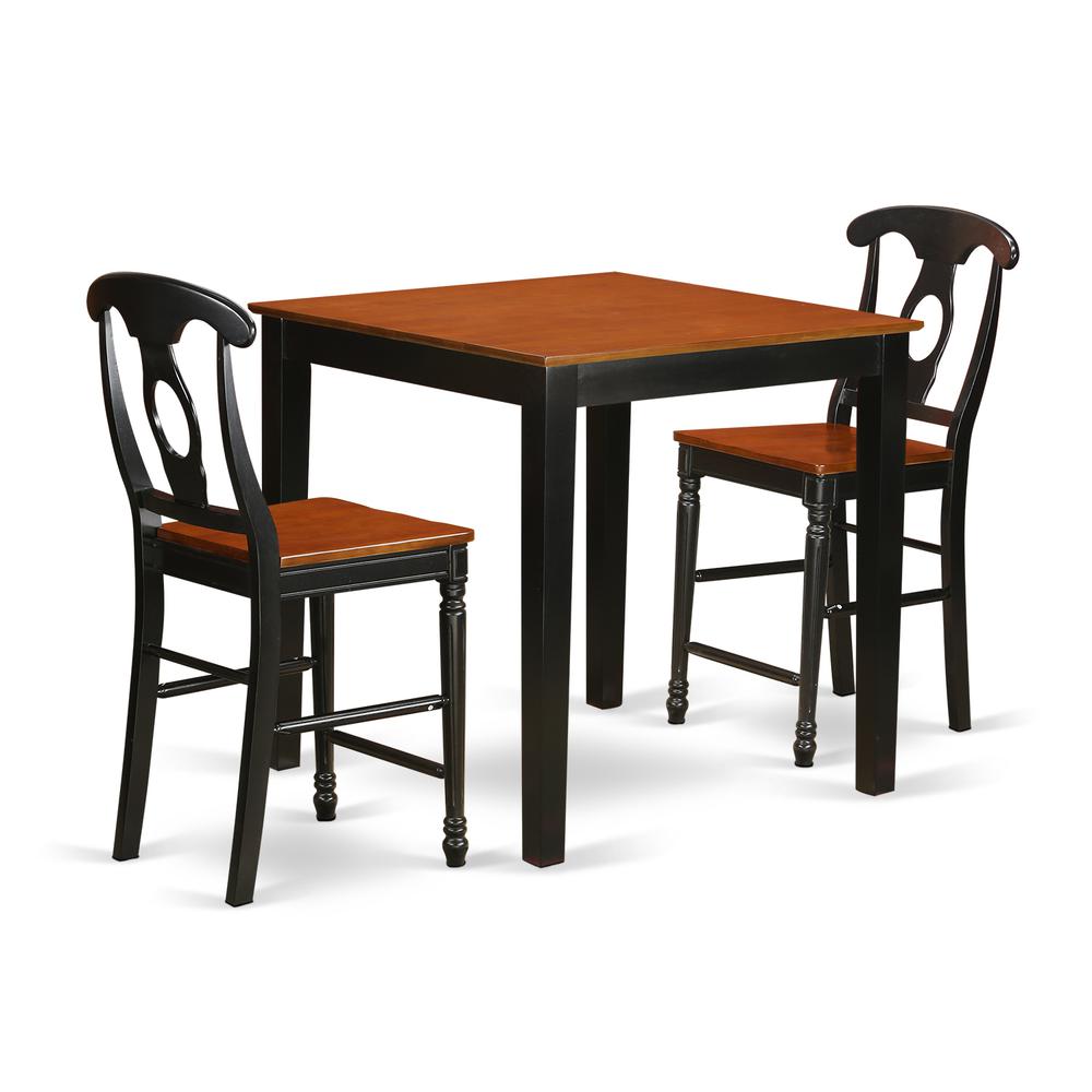 3  PC  counter  height  Dining  set  -  counter  height  Table  and  2  counter  height  stool.. Picture 1