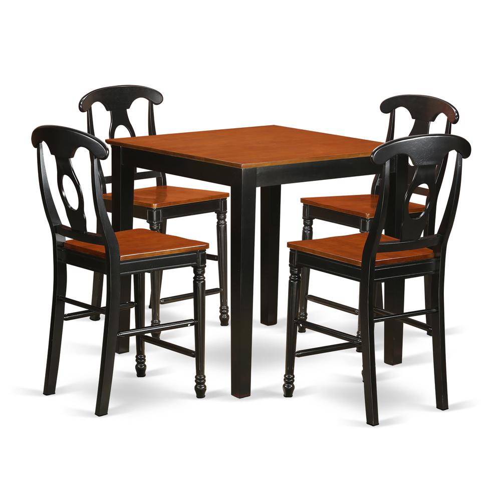 5  Pc  Dining  counter  height  set-pub  Table  and  4  Dining  Chairs.. Picture 1