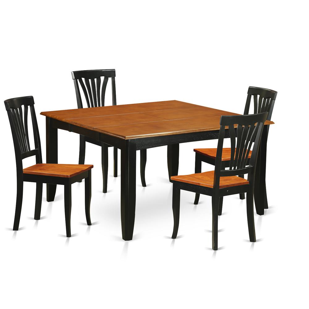 5PC  Dining  room  set-Dining  Table  and  4  Wooden  Dining  Chairs. Picture 1