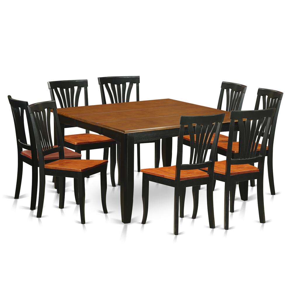 9  PC  Dining  room  set-Dining  Table  and  8  Wooden  Dining  Chairs. Picture 1