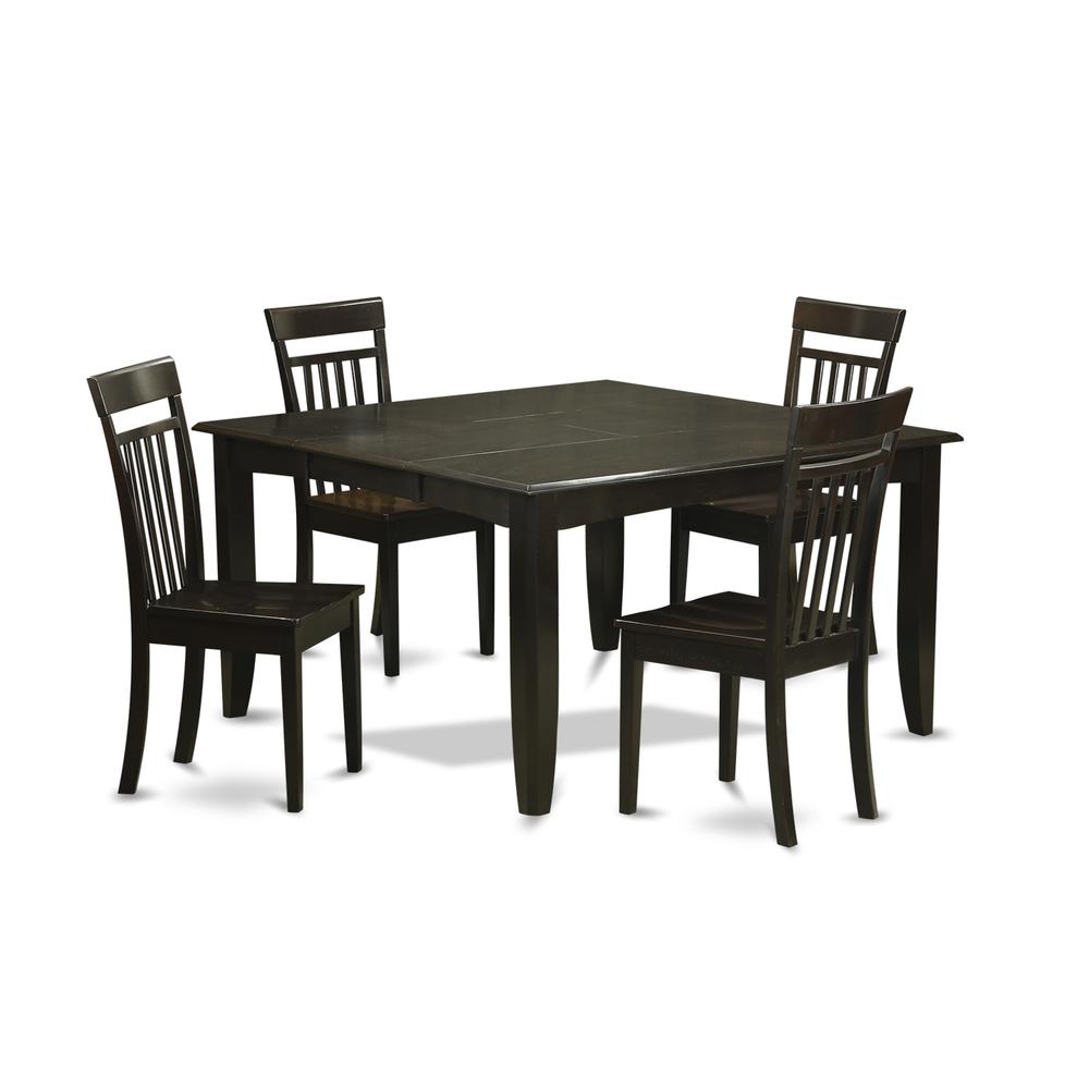 5  Pc  Dining  room  set-Dinette  Table  with  Leaf  and  4  dinette  Chairs.. Picture 1