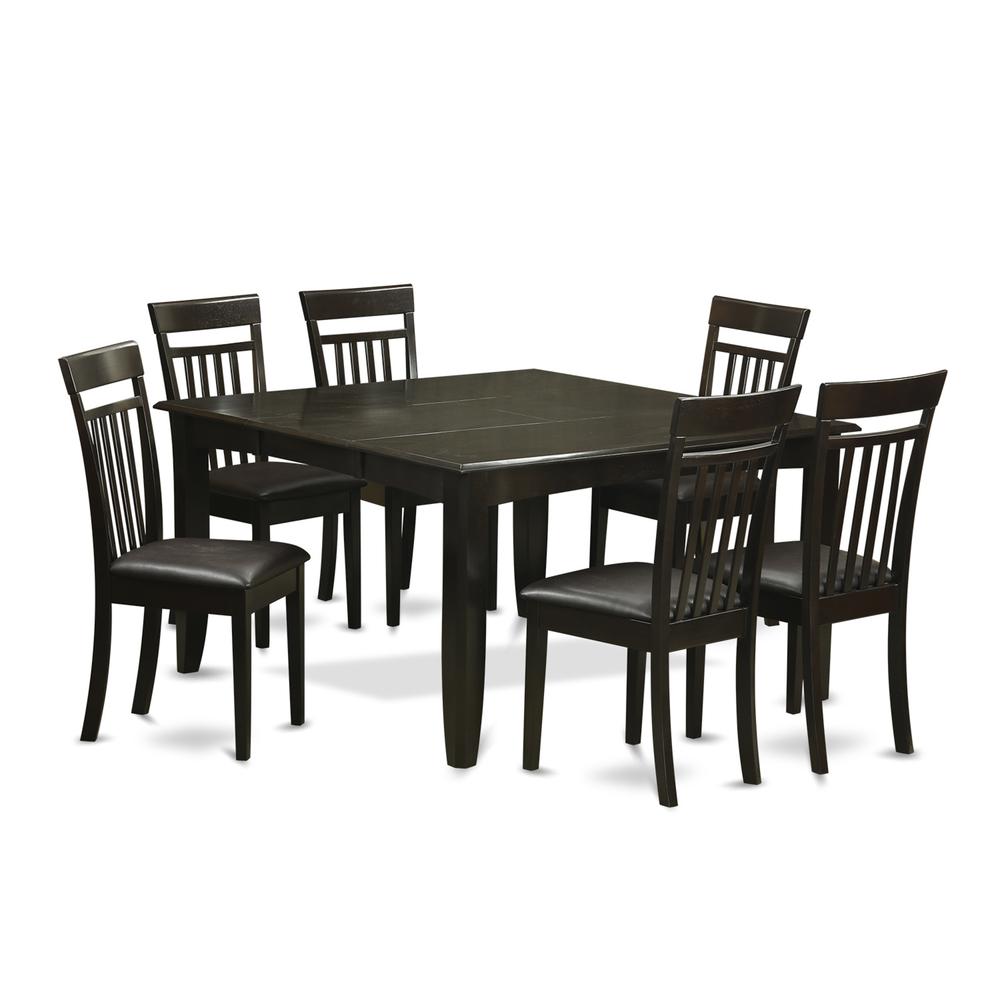 7  PC  Dining  room  set-Dinette  Table  with  Leaf  and  6  Dinette  Chairs.. Picture 1