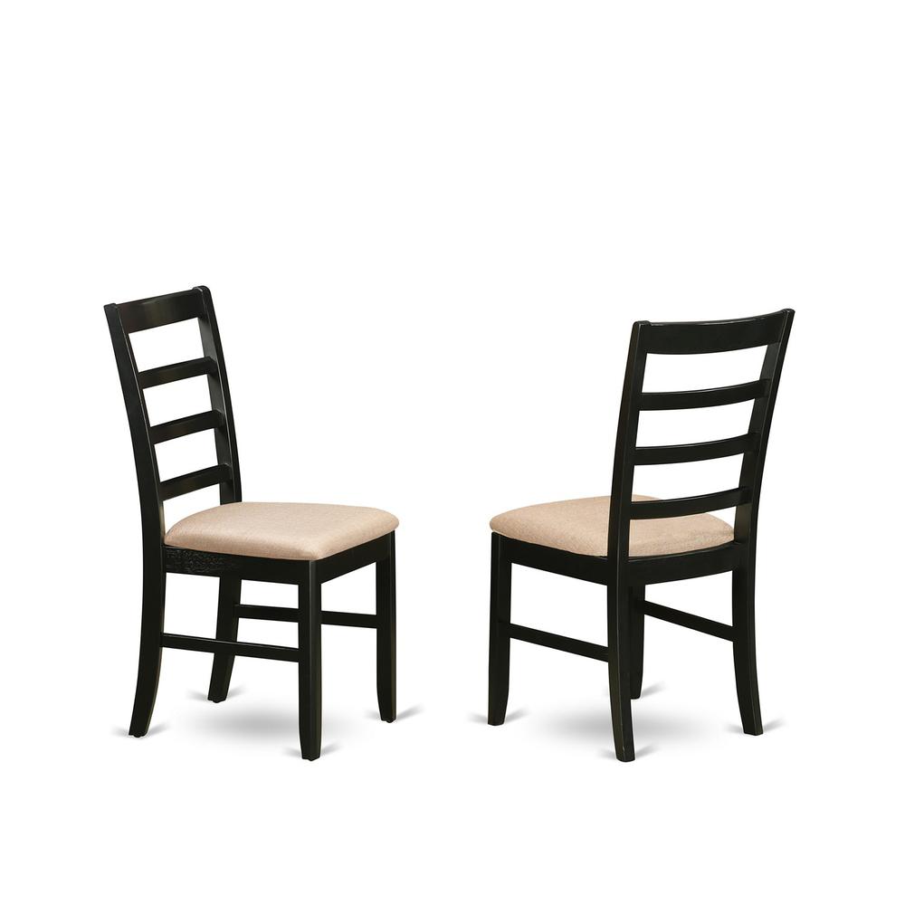 Dining Table- Dining Chairs, NOPF5-BLK-C. Picture 3
