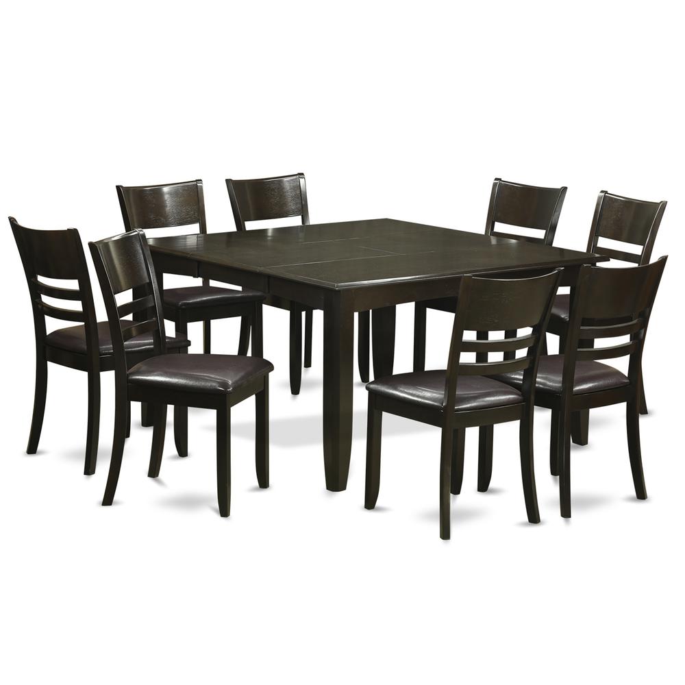 9  Pc  Dining  room  set-Dinette  Table  with  Leaf  and  8  Kitchen  Chairs.. Picture 1