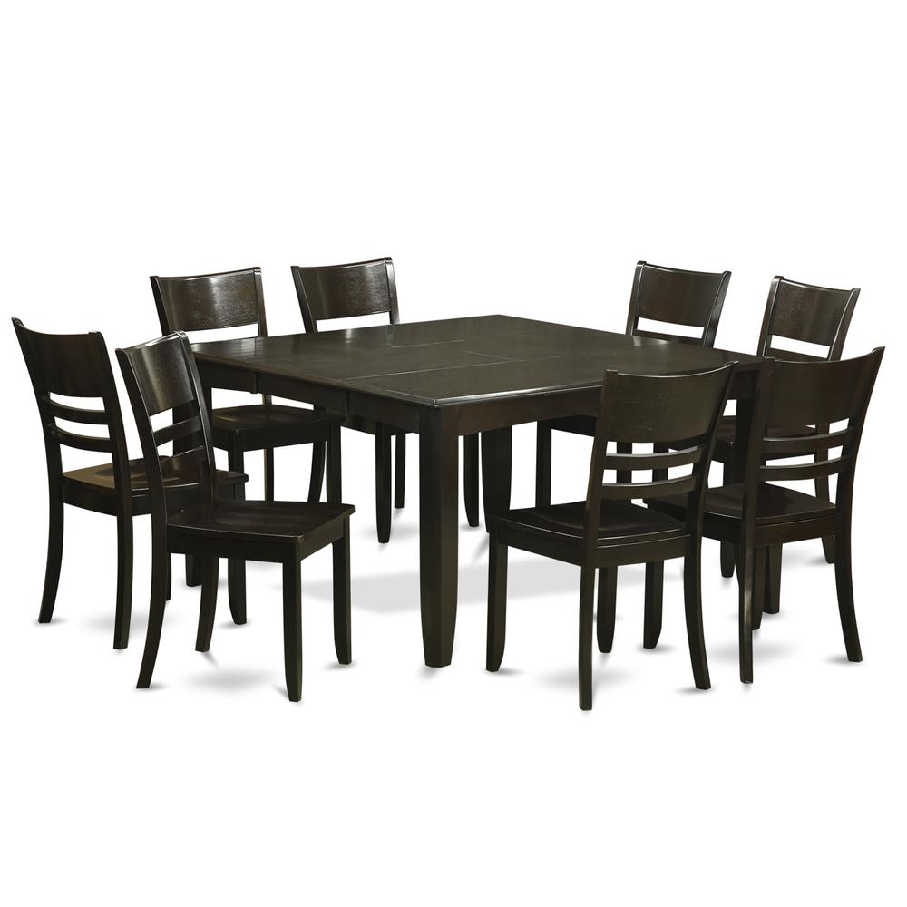 9  PC  Dining  room  set-Kitchen  Table  with  Leaf  and  8  Kitchen  Chairs.. Picture 1
