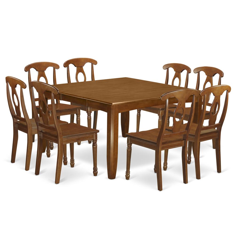 9  Pc  formal  Dining  room  set  Dining  Table  with  Leaf  and  8  Dinette  Chairs.. Picture 1